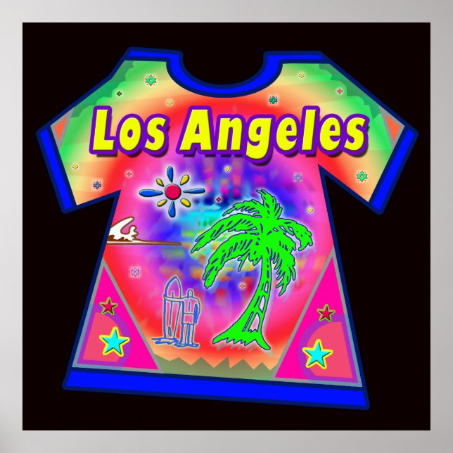 "Los Angeles Vivid 4" Poster (Vorne)