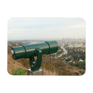 Los Angeles von Mulholland Drive Magnet