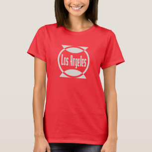 Los Angeles Warm Gray Logo Design #1 T - Shirt