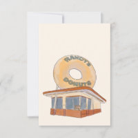 Los Angeles Watercolor Grußkarte