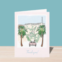 Los Angeles Wedding Vielen Dank Cards
