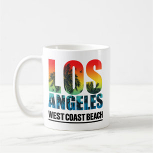 Los Angeles West Coast Beach Kaffeetasse