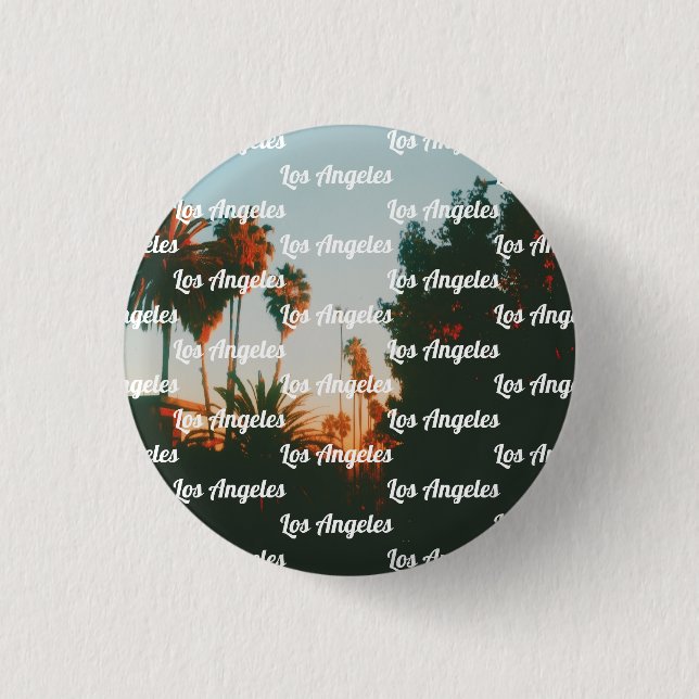 Los Angeles, West Hollywood Reise-Souvenir Button (Vorderseite)