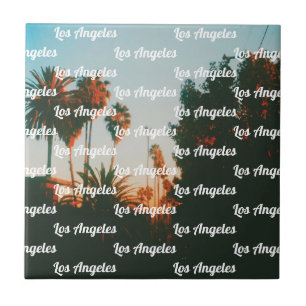 Los Angeles, West Hollywood Reise-Souvenir Fliese