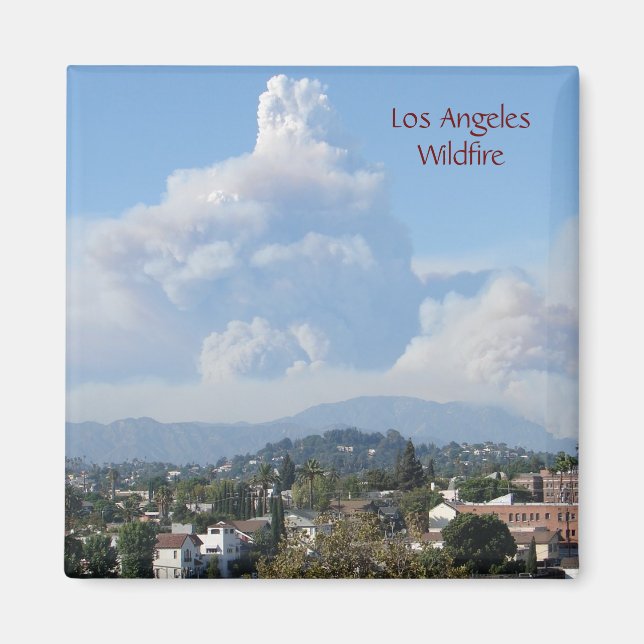 Los Angeles Wildfire Magnet! Tag. Magnet (Vorne)