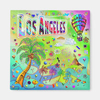 Los Angeles Zeitlose Melodie Magnet