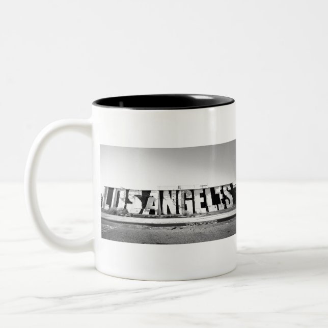 Los Angeles Zwei-Tone-Kaffee-Tasse Zweifarbige Tasse (Links)