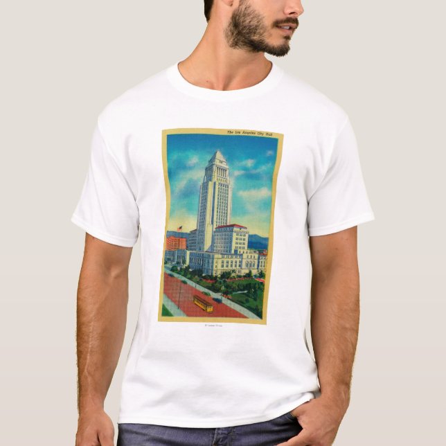 Los AngelesRathaus T-Shirt (Vorderseite)