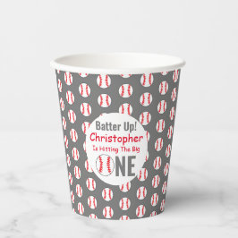Los! Baseball 1. Geburtstag Pappbecher