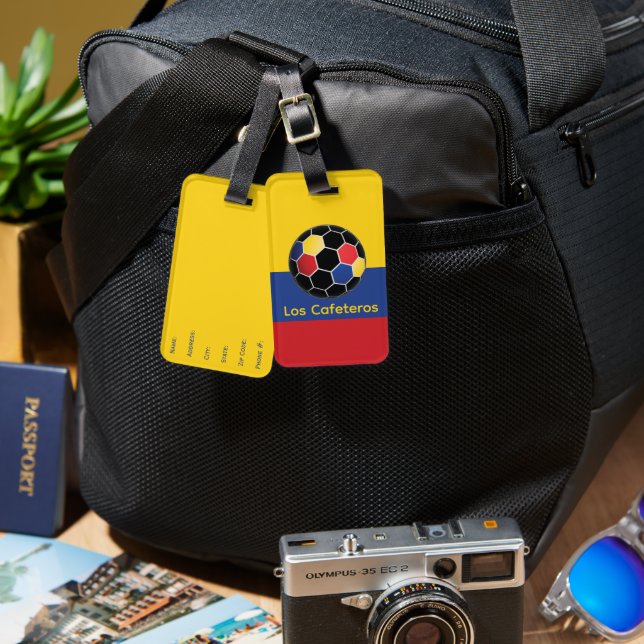 Los Cafeteros Gepäckanhänger (Vorderseite & Rückseite)