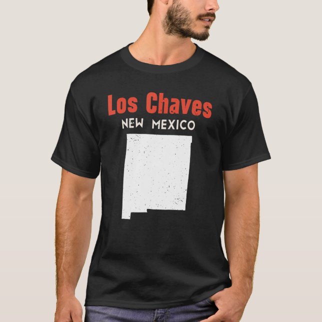 Los Chaves USA Staat America Travel New Mexico Ne T-Shirt (Vorderseite)