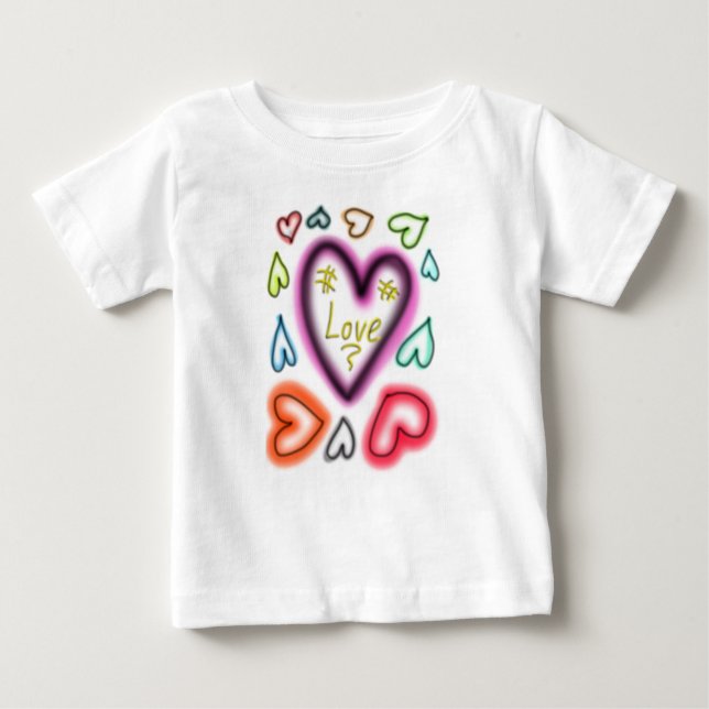 los corazones baby t-shirt (Vorderseite)