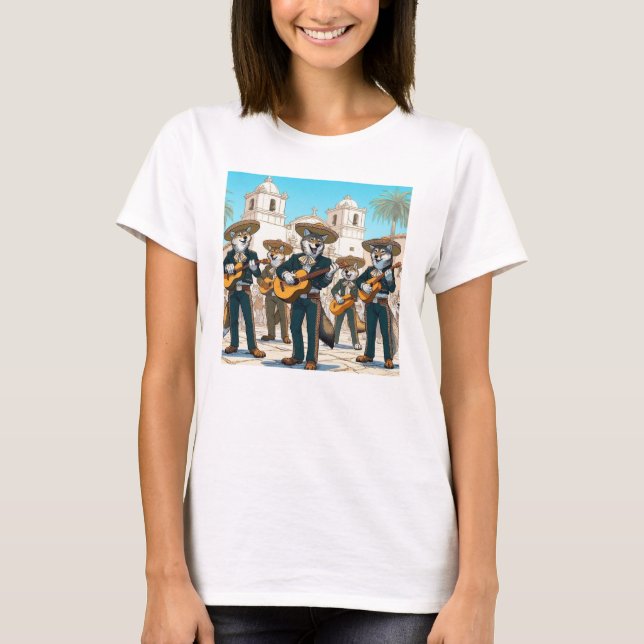 Los Coyotes Mariachi  T-Shirt (Vorderseite)