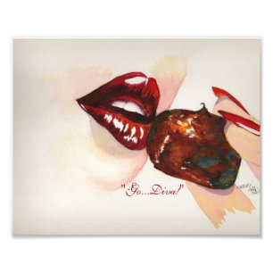 "Los...Diva!"Kunstdruck Fotodruck