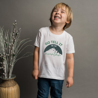 Los, erzähle es auf dem Christlichen Shirt des Geb