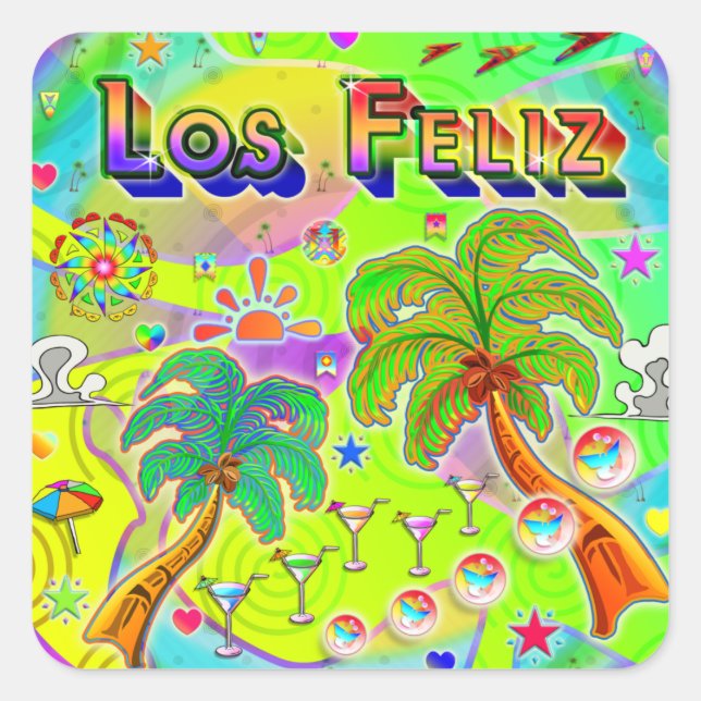 Los Feliz Mind Focus Sticker (Vorderseite)