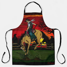 "Los Gauchos" Sandstone Untersetzer/"The Cowboys" Schürze