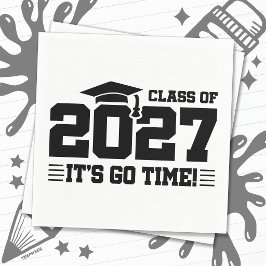 Los geht's Abschlussjahr Abiturjahr Abschlussklass Serviette