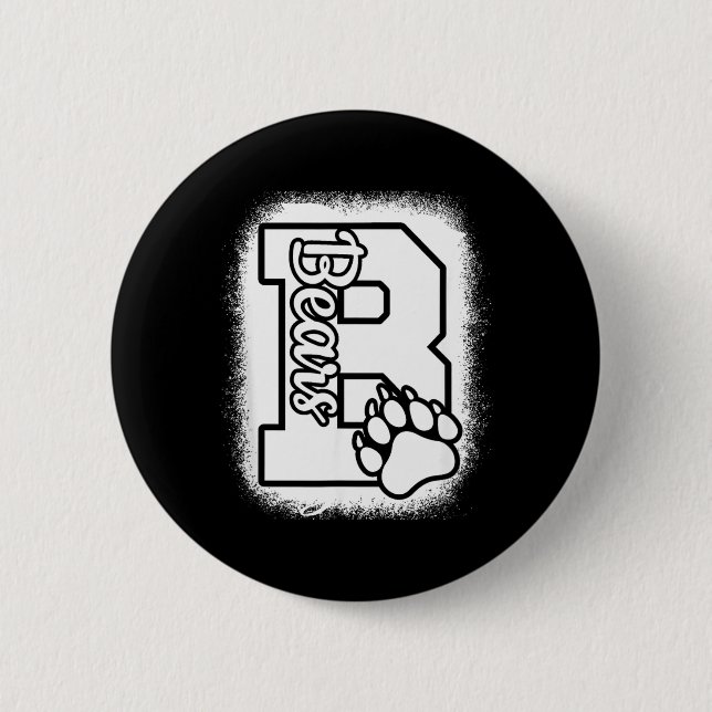Los geht's, Bears High School Bears zurück zur Sch Button (Vorderseite)