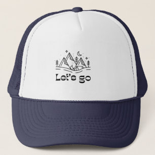 Los geht's Bergmütze Abenteurer Trucker Cap Truckerkappe