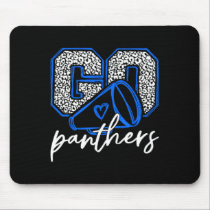 Los geht's Cheer Panthers Schulname Sport Geist Zu Mousepad