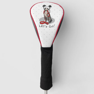 Los geht's! Chinesischer Crested Hund (hl blk wh 1 Golf Headcover