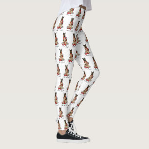 Los geht's! Deutscher Schäferhund (schwarz-rot) Leggings