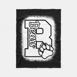 Los geht's, feuert die Bears High School Bears an, Fleecedecke