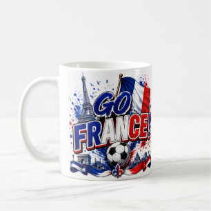 Los geht's FRANKREICH Team Frankreich 2026 Fußball Kaffeetasse