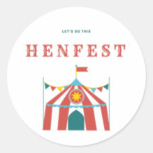 Los geht's - HenFest Aufkleber