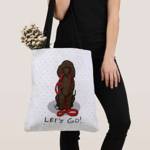 Los geht's! Irish Water Spaniel Hund (liver 1)