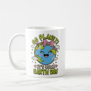 🌎 Los geht's, Planet! Dein Tag der Erde 💚 Kaffeetasse