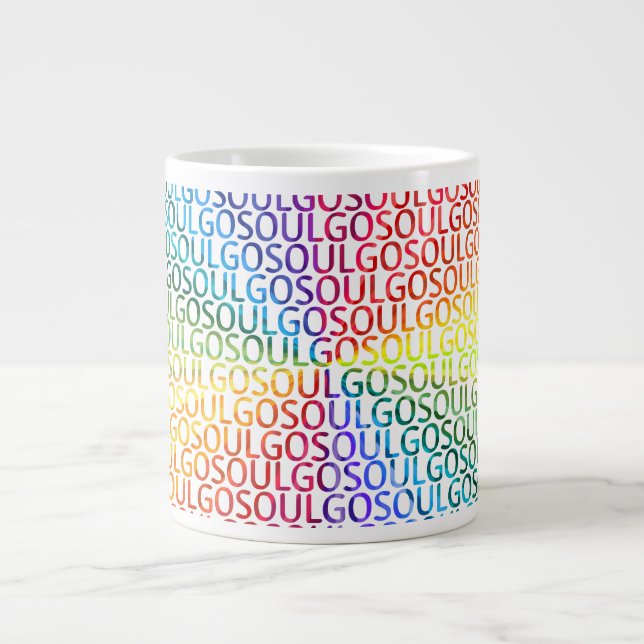 Los geht's, Soul! Jumbo-Tasse (Vorderseite)