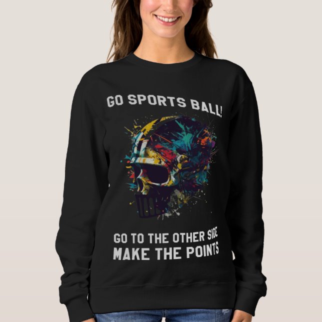 Los geht's Sportball  5 Sweatshirt (Vorderseite)