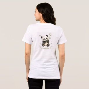 Los geht's! Süßes Panda-Trio T-Shirt Panda-Pyram Tri-Blend Shirt