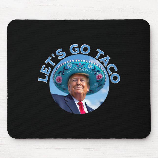 Los geht's Taco 4  Mousepad (Vorne)