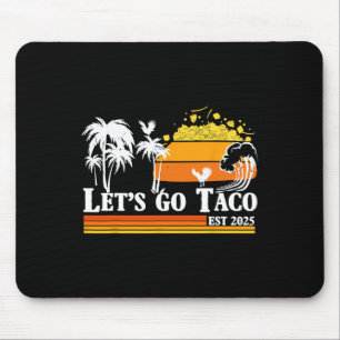 Los geht's Taco Est 2025 Lustiger Retro-Golf von T Mousepad