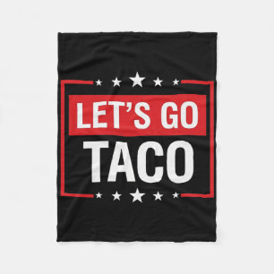 Los geht's Taco-Shirt Lustiger Slogan Los geht's T Fleecedecke