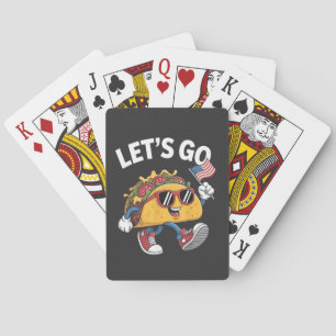 Los geht's TACO Trump 4. Juli Taco-Liebhaber Spielkarten