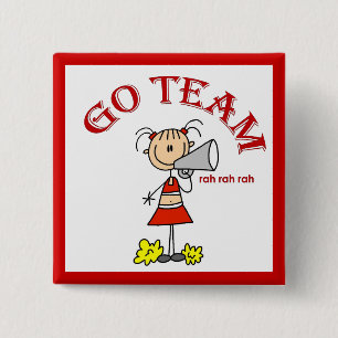 Los geht's Team Rah Rah Rah T-Shirts und Geschenke Button