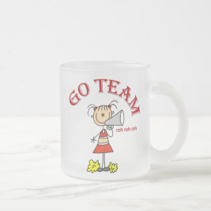 Los geht's Team Rah Rah Rah T-Shirts und Geschenke Mattglastasse
