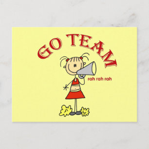 Los geht's Team Rah Rah Rah T-Shirts und Geschenke Postkarte