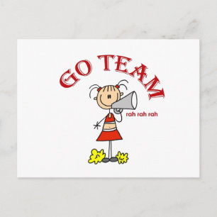Los geht's Team Rah Rah Rah T-Shirts und Geschenke Postkarte