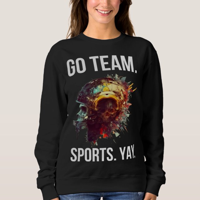 Los geht's Team Sport Ja  4 Sweatshirt (Vorderseite)