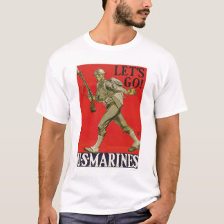 Los geht's! U.S. Marines. T-Shirt