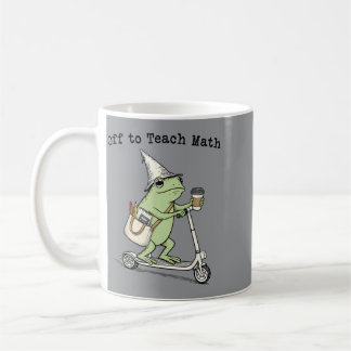 Los geht's, um dem Mathematiklehrer Frosch lustig Kaffeetasse