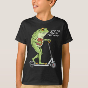 Los geht's, um den Herrn zu loben, lustiger Frosch T-Shirt
