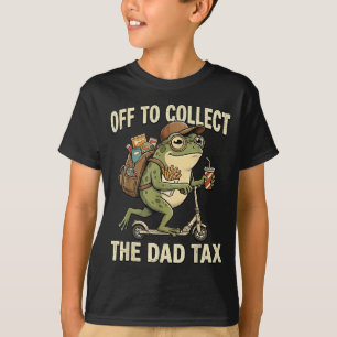 Los geht's, um die Papa-Steuer lustiger Frosch-Mem T-Shirt