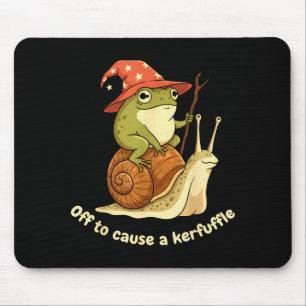 Los geht's, um ein Kerfuffle Lustiges Cowboy-Frosc Mousepad