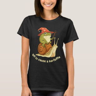 Los geht's, um ein Kerfuffle lustiges Cowboy-Frosc T-Shirt